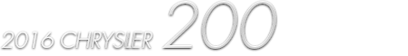 2016 Chrysler 200