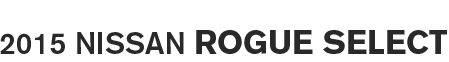 2015 Nissan Rogue Select