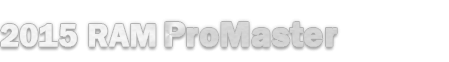 2015 Ram ProMaster