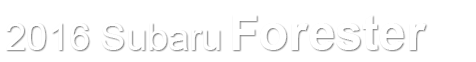 2016 Subaru Forester